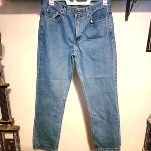 George Mens Regular Fit Straight Leg Jeans Dark Wash size 34x32